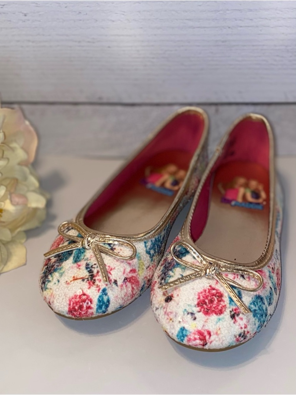 🌺 Disney’s Liv & Maddie Floral Ballet Flats